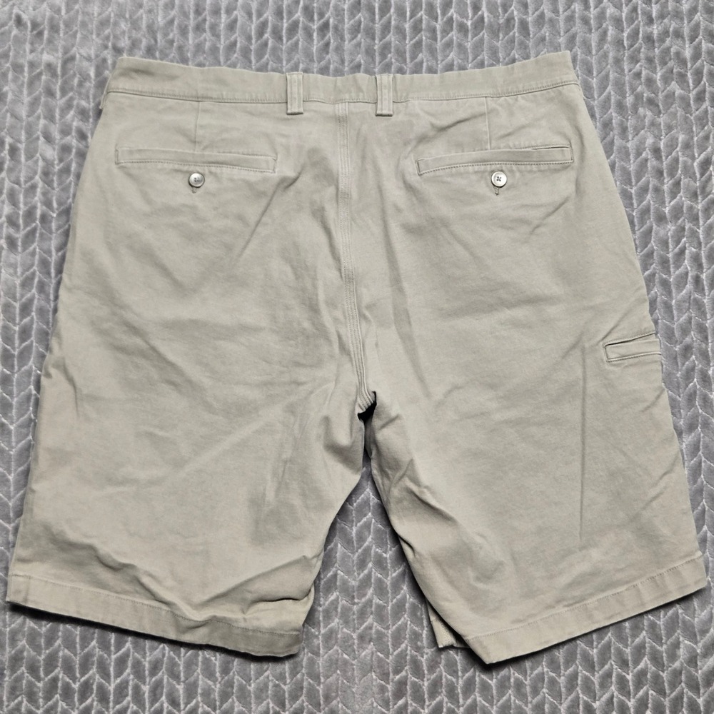 Duluth Trading Flex Ballroom Khakis Shorts Mens 36 Relaxed Fit Khaki DuluthFlex - Picture 9 of 9